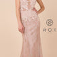 Nox Anabel R282-1 Mermaid Long Dress Corset Open-Back