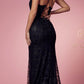 Nox Anabel R282-1 Mermaid Long Dress Corset Open-Back