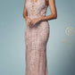 Nox Anabel R282-1 Mermaid Long Dress Corset Open-Back