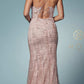 Nox Anabel R282-1 Mermaid Long Dress Corset Open-Back