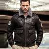 RAF B3 Sheepskin Shearling Leather Bomber Jacket - -