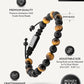 Tiger Eye & Black Onyx Beaded Bracelet - Tulum