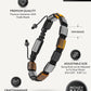 Triple Protection Beaded Bracelet - Havana