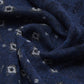 Federico (grey/blue) - Warm and soft Italian scarf from wool blend