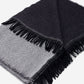 Romeo (blue/grey) - Italian warm and soft scarf made from 100% wool
