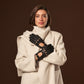 Raffaella (black) – Luxurious Italian peccary driving gloves