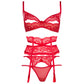 Axami Intense Sheer Mesh Lace Garter Belt-3