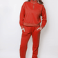Women's Quarter-Zip Pullover & Jogger Set