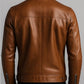 Riley Leather Brown Jacket - Men Leather Jacket Brown