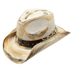 Peter Grimm Roadrunner straw cowboy hat by HatCountry on a white background