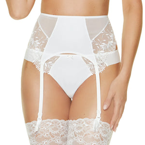 Gorteks Rome Bridal Sheer Mesh Garter Belt-0
