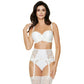 Gorteks Rome Bridal Sheer Mesh Garter Belt-2