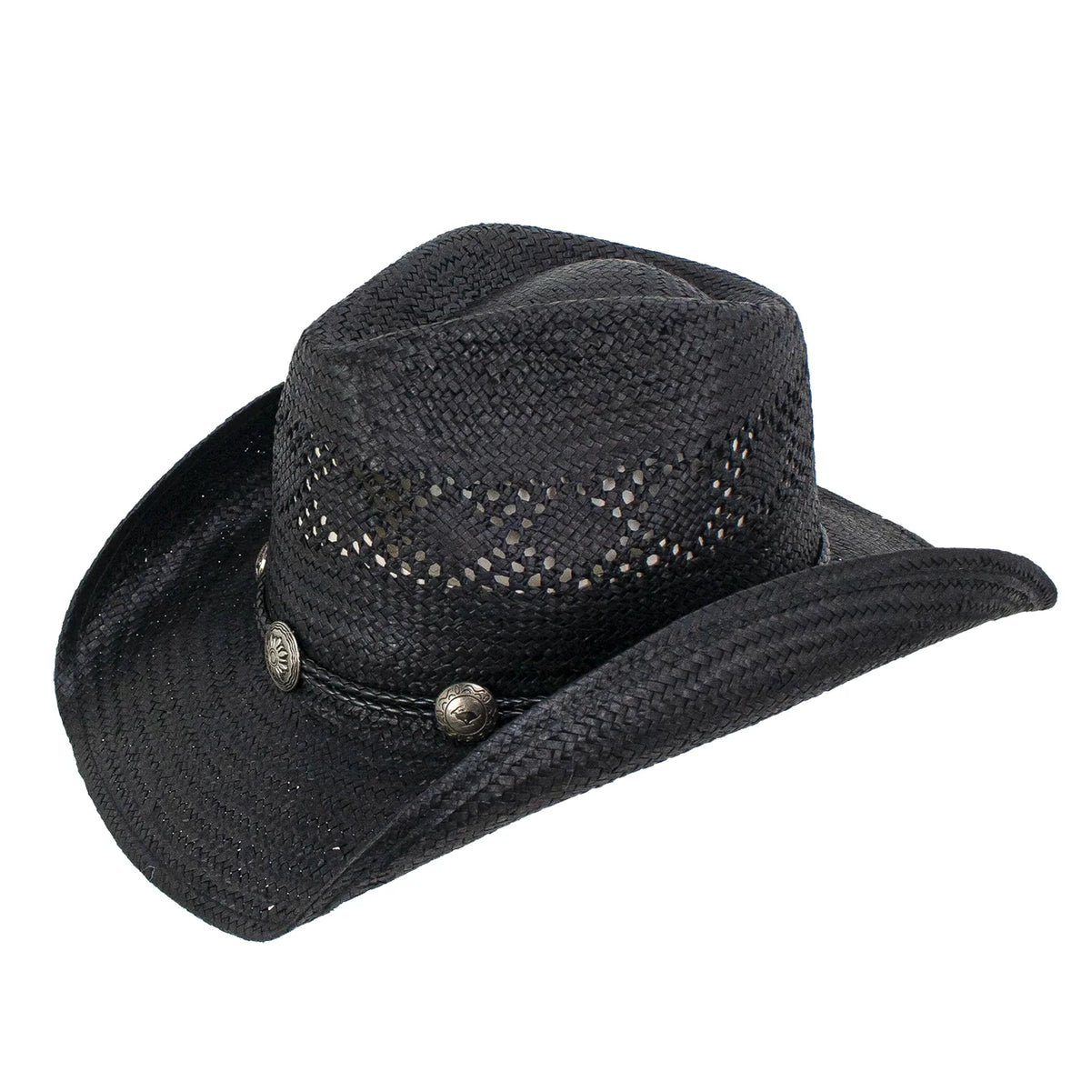 Peter Grimm Rory straw cowboy hat by HatCountry, natural woven straw design with classic western shape