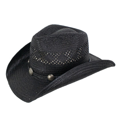 Peter Grimm Rory straw cowboy hat by HatCountry, natural woven straw design with classic western shape