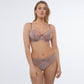 Samanta Rosalia Latte Sheer Mesh Tulle Tulip Seam Full Figure Bra