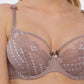 Sheer Mesh Tulle Tulip Seam Full Figure Bra Rosalia-2