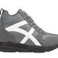 CALTO - S22781 - 3.6 Inches Taller (Grey/White) - Hiking Style Boots