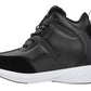 CALTO - S22818 - 3.6 Inches Taller (Black) - High - Top Sneakers