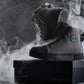 CALTO - S3423 - 2.4 Inches Taller (Grey) - Cap Toe High Top Zip-Up Sneaker Boots
