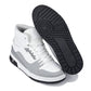 CALTO - S4751 - 3 Inches Taller (White/Grey) - High Top Sneakers