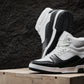CALTO - S4752 - 3 Inches Taller (White/Black) - High Top Sneakers