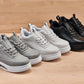 CALTO - S4926 - 3.2 Inches Taller (Bone/White Sole) - Chunky Elevated Platform Sneakers