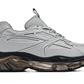 CALTO - S5281 - 2.6 Inches Taller (Cement/Translucent Onyx Sole) - Chunky Sole Sporty Sneakers