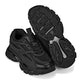CALTO - S5282 - 2.6 Inches Taller (Jet Black/Onyx Sole) - Chunky Sole Sporty Sneakers