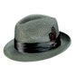 Stacy Adams Dublin- Milan Straw Fedora Hat
