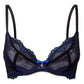 Gossard Superboost Lace Blue Sheer Plunge Bra-4