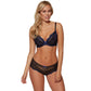 Gossard Superboost Lace Blue Sheer Plunge Bra-2