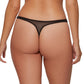 Gossard Superboost Lace Electric Blue Sheer Thong Panty-1
