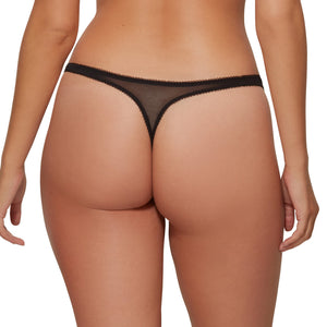 Gossard Superboost Lace Electric Blue Sheer Thong Panty-1