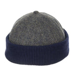 Scala Koitz navy wool blend hat by HatCountry, three-quarter view