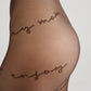 Fantasy Tights Conte Sentiment - Diagonal Inscriptions