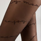Fantasy Tights Conte Sentiment - Diagonal Inscriptions