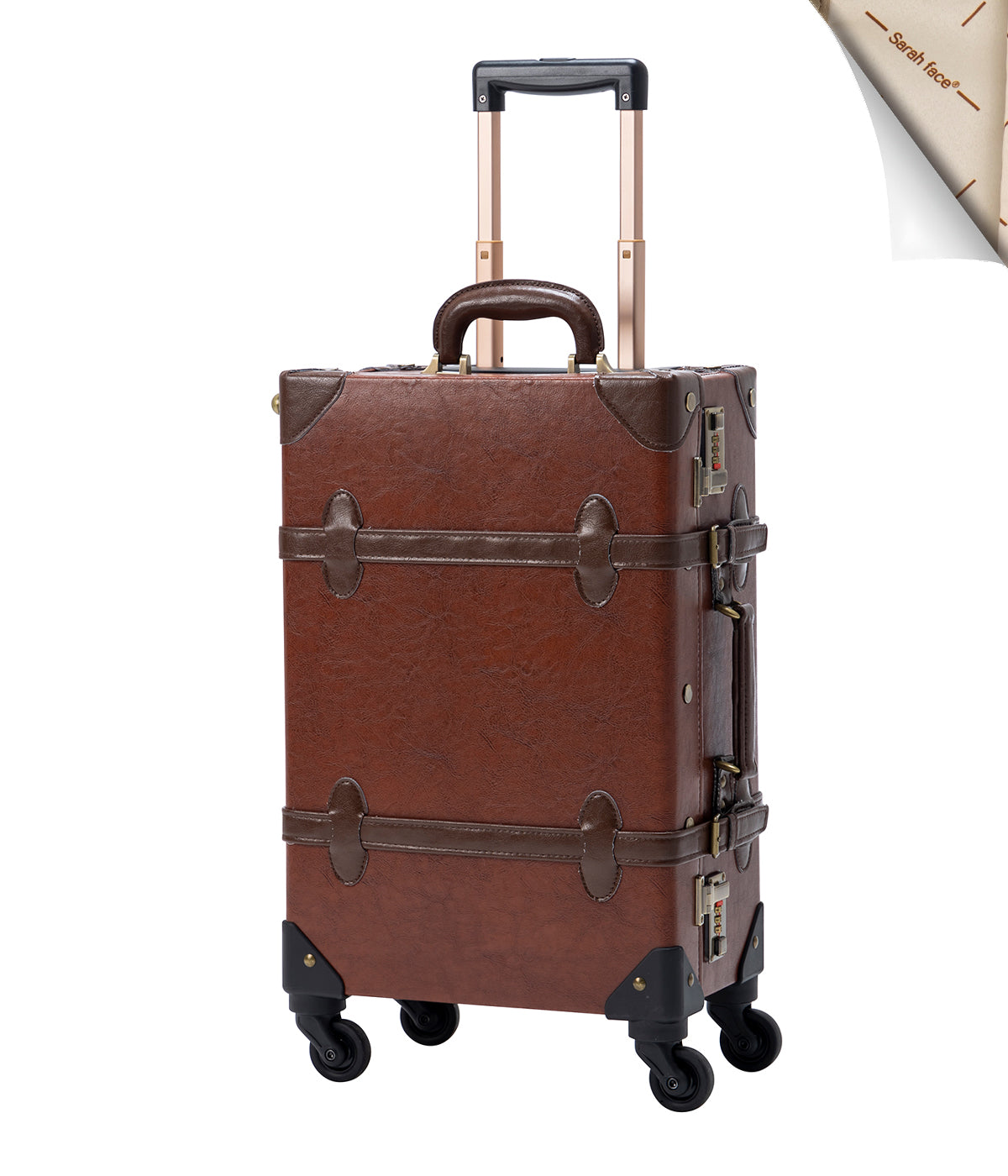 COTRUNKAGE Voyager Carry-on with combination lock, compact travel luggage with secure lock and durable design.