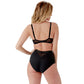 Gossard Sheer Stripe Non Padded Plunge Bra-4