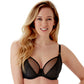 Gossard Sheer Stripe Non Padded Plunge Bra-1