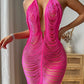 Low Cut Fringe Chemise