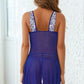 Lace Inset Jagged Hem Babydoll