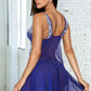 Lace Inset Jagged Hem Babydoll
