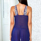 Lace Inset Jagged Hem Babydoll