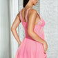 Lace Inset Jagged Hem Babydoll