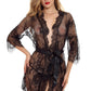 Rose Lace Robe