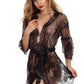 Rose Lace Robe
