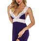 Jersey Knit and Lace Babydoll