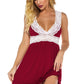 Jersey Knit and Lace Babydoll