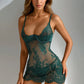 Delicate Red Lace Underwire Chemise