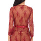 Delicate Lace Short Robe